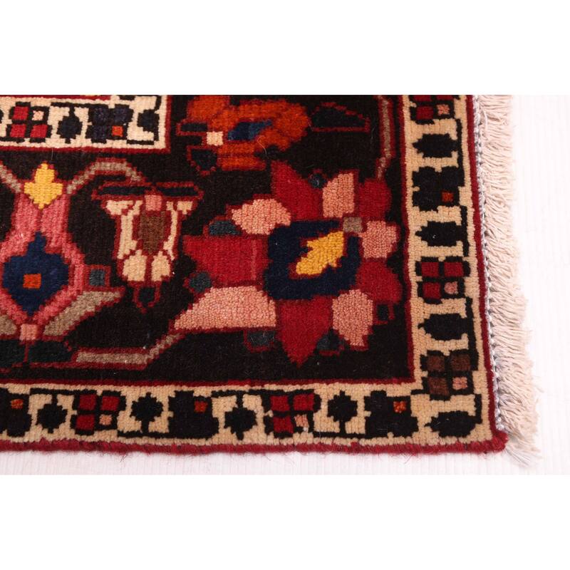 ECARPETGALLERY Hand-knotted Kayseri Vintage Dark Red Wool Rug - 5'7 x 8'6