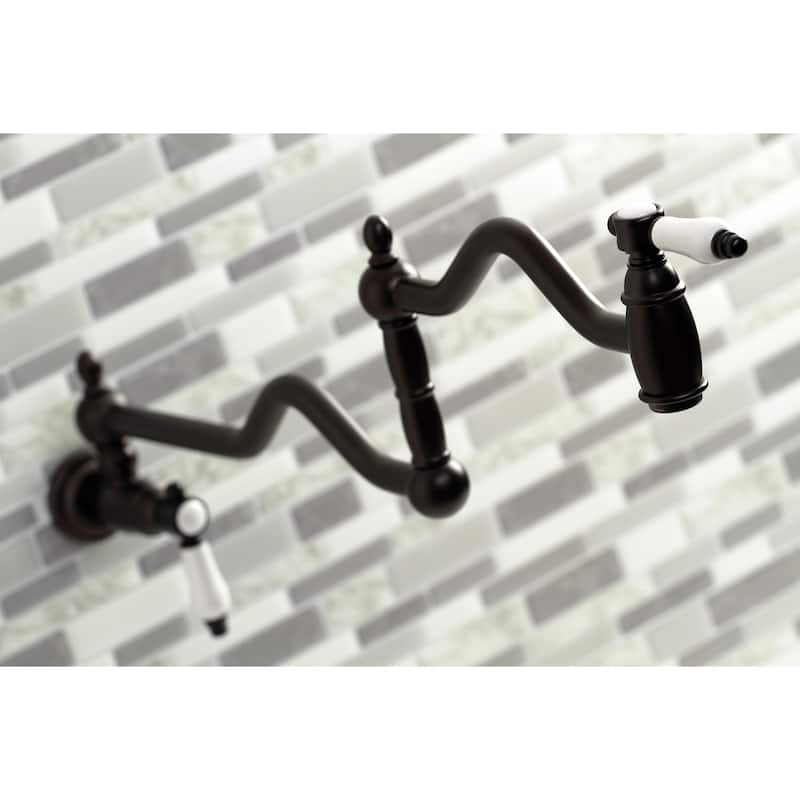 Kingston Brass Bel-Air Wall Mounted Pot Filler Faucet