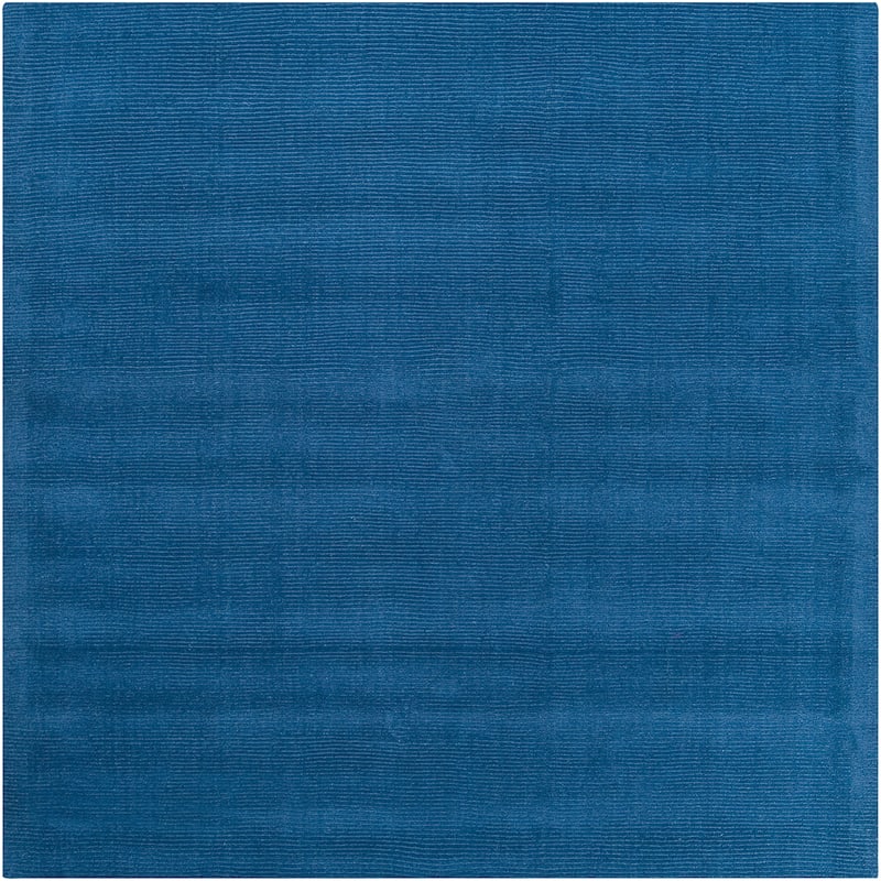 Livabliss Mystique Minimalist Solid Area Rug - 8' x 8' Square - Dark Blue - Square