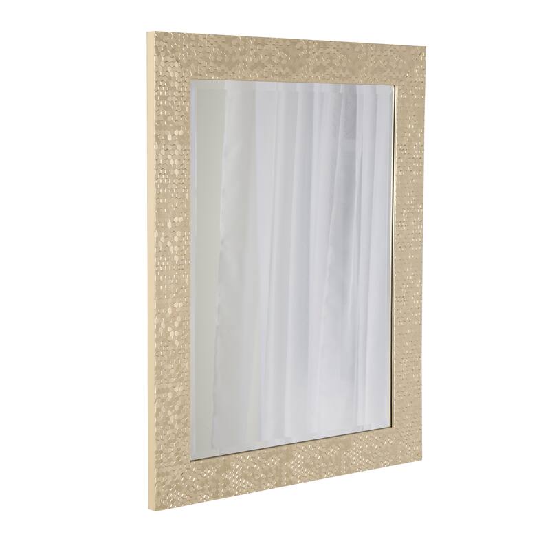 DesignOvation Coolidge Framed Wall Vanity Beveled Mirror