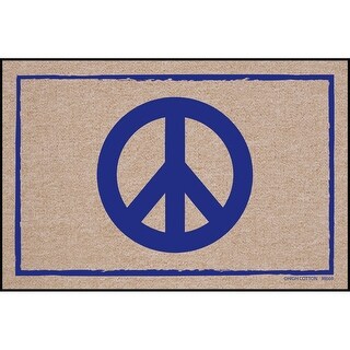 Shop High Cotton Welcome Doormats Peace Sign Symbol Free