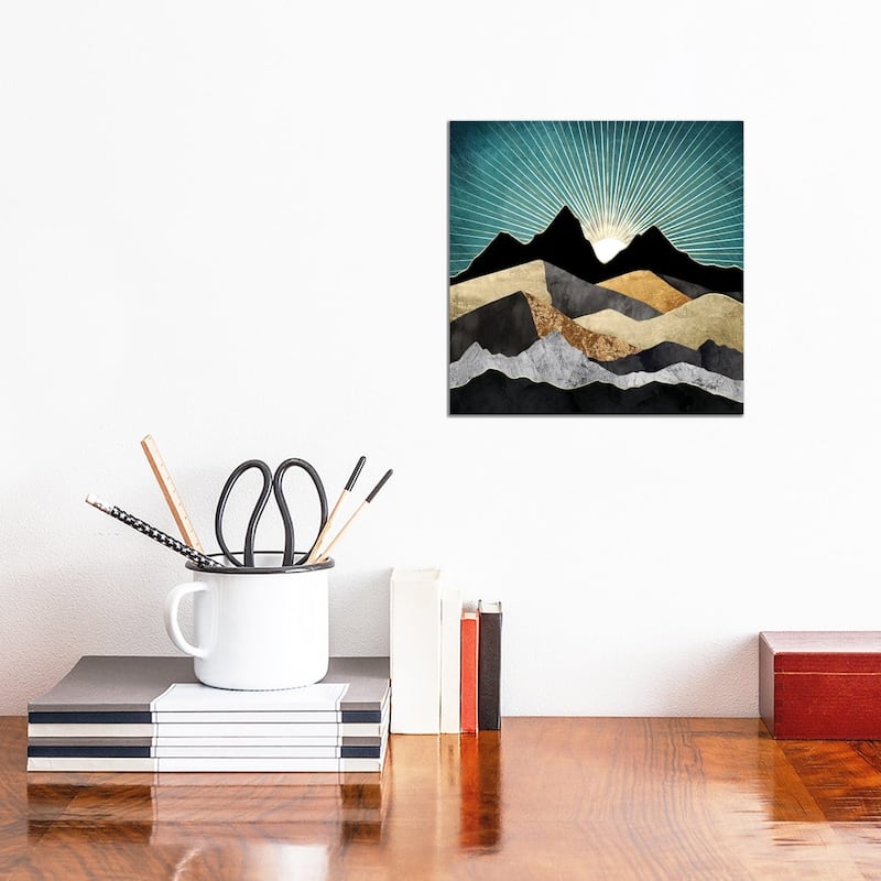 iCanvas "Metallic Daybreak" by SpaceFrog Designs Canvas Print - 12x12x1.5