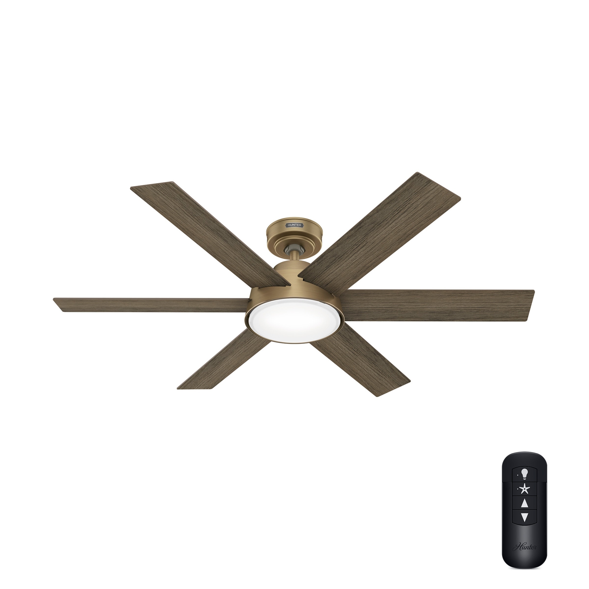 Hunter 52" Donatella Ceiling Fan with LED Light & Remote