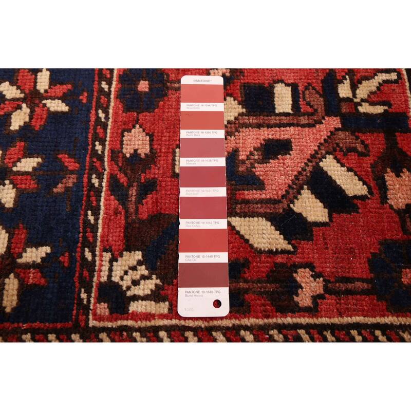 ECARPETGALLERY Hand-knotted Kayseri Vintage Red Wool Rug - 6'9 x 10'0