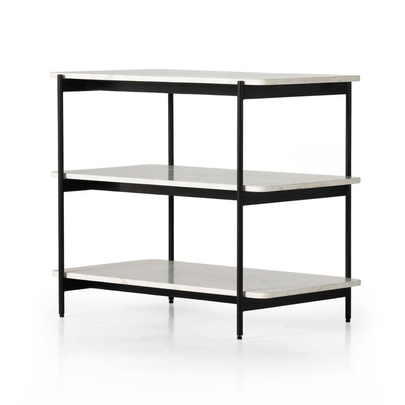 Violet Nightstand-Iron Matte Black