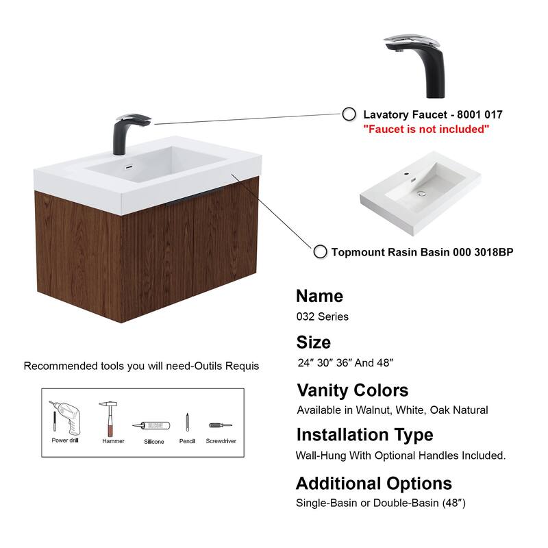 Dillon 30" Single Vanity Set