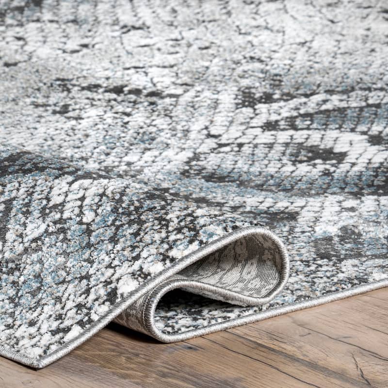 Nuloom Enni Contemporary Snake Print Area Rug
