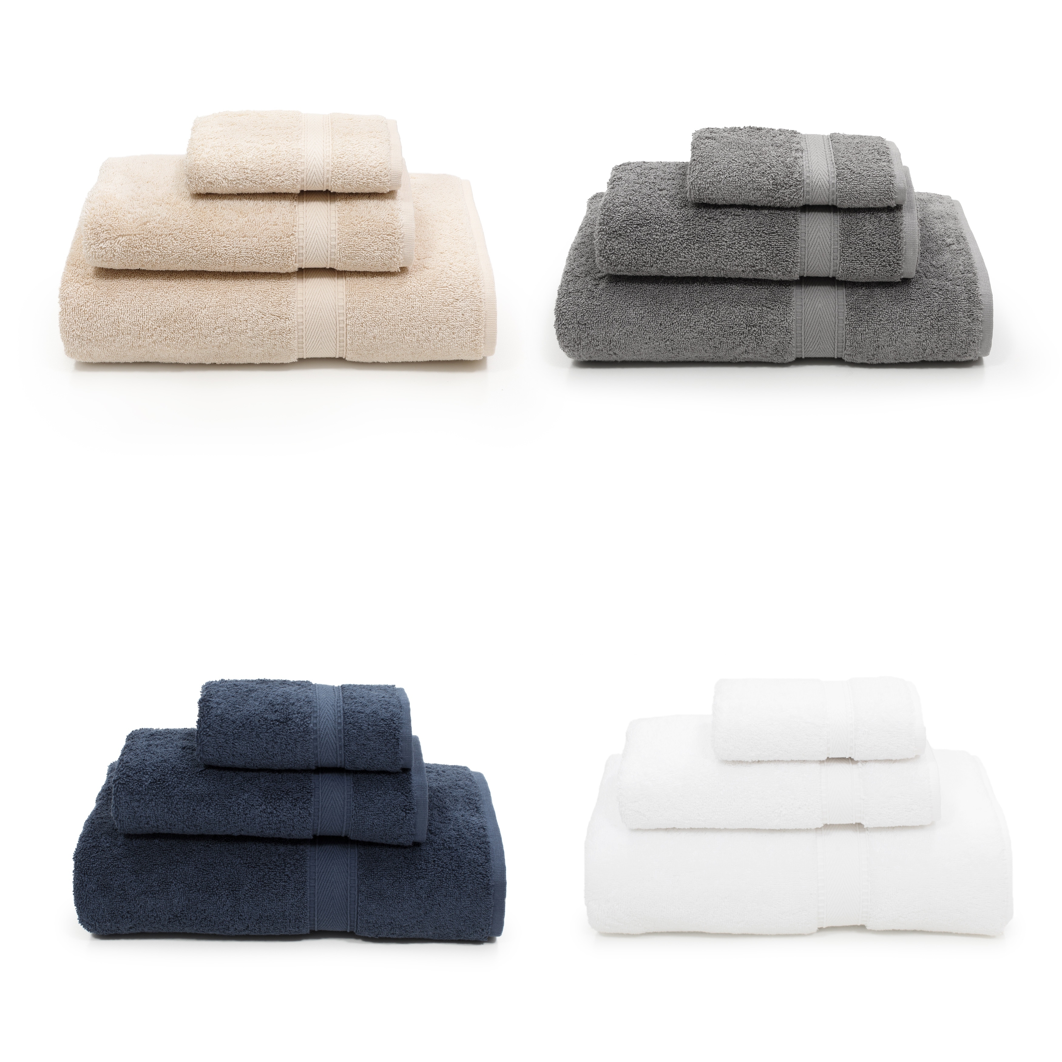 как выглядит Authentic Hotel and Spa Turkish Cotton 3-piece Towel Set фото