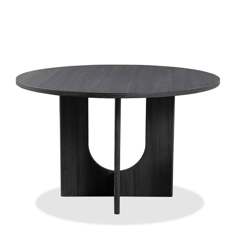 Furniture of America Zephyra Modern 5-Piece Wood Round Compact Dining Table Set