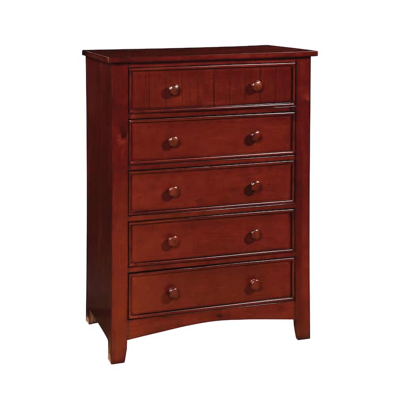 Hae Traditional Solid Wood 5-Drawer Chest by Furniture of America
