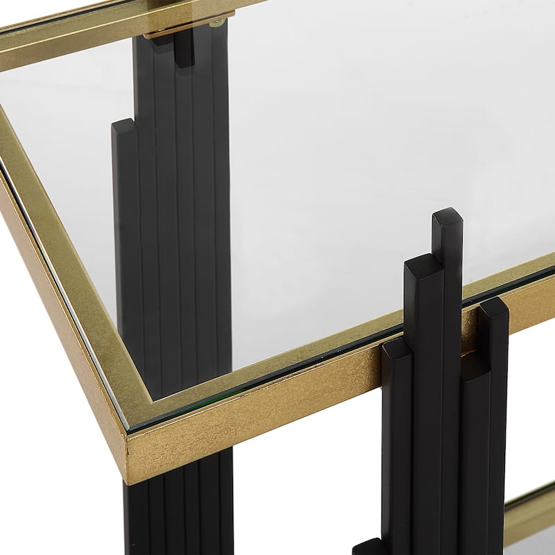 Uttermost Empire Cityscape Console Table - 52"W x 34"H x 13"D