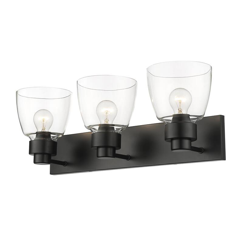 Golden Lighting 0314-BA3 CLR Remy 3 Light 7" Wide Vanity Light