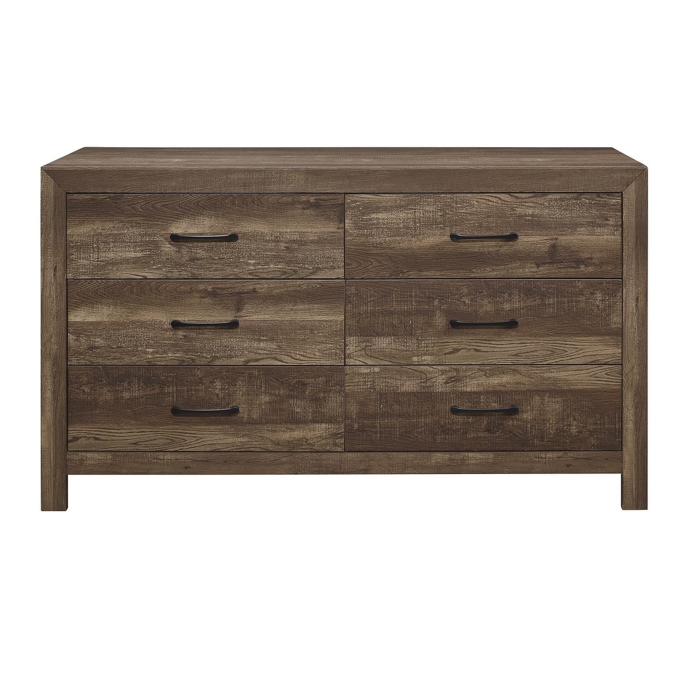 Dresser of 6x Drawers Wooden Bedroom Furniture