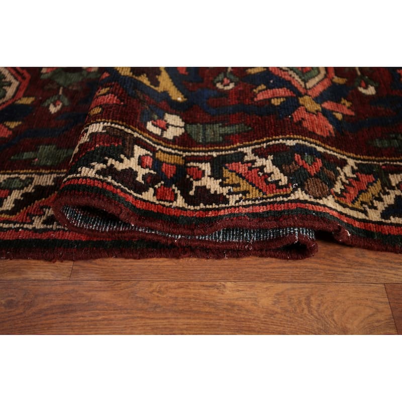 Bakhtiari Large Antique Persian Area Rug Hand-Knotted Wool Carpet - 11'0" x 16'9"