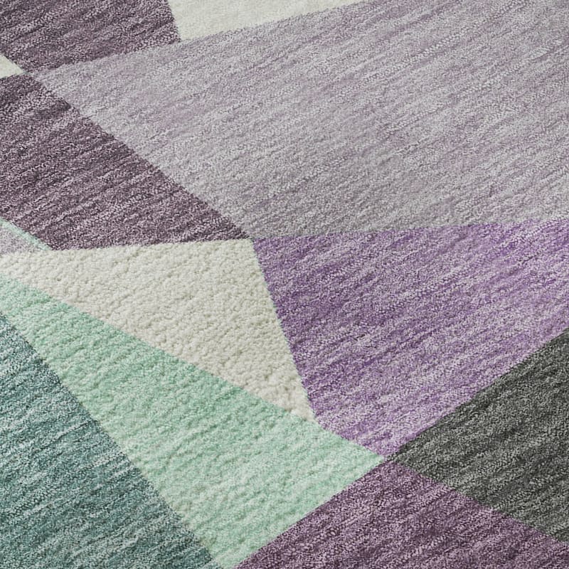 Premium Washable Super Soft Abstract Mosaic Mayfield Rug