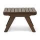 preview thumbnail 14 of 13, Sedona Outdoor Wooden Side Table by Christopher Knight Home Gray Finish
