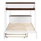 preview thumbnail 30 of 55, Full-over-Full Bunk Bed with Twin size Trundle,Storage and Desk,Space-Efficient Multifunctional Loft Bunk Bed with Storage