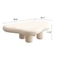 preview thumbnail 4 of 72, 48.5" Modern Cloud Shape 4 Legs Coffee Table