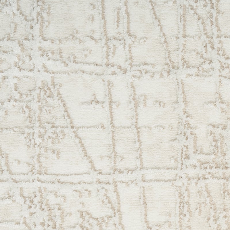 Nourison Home Texture Indoor only Cream / Ivory Abstract Area Rug