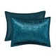 preview thumbnail 11 of 42, Madison Park Reagan 5 Piece Crinkle Velvet Comforter Set
