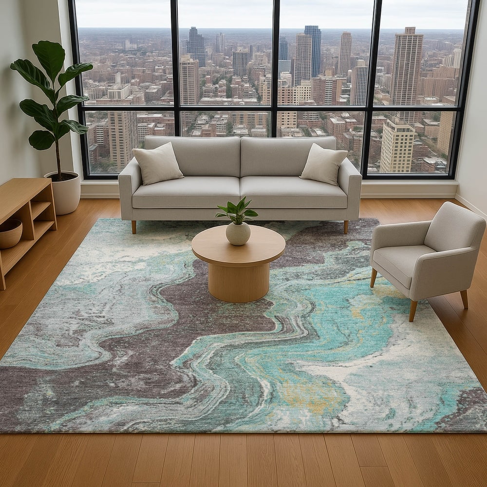 Premium Washable Super Soft Modern Mayfield Rug