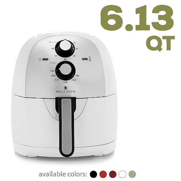 Paula Deen 6.13 QT XL Air Fryer, Rapid Air Circulation System