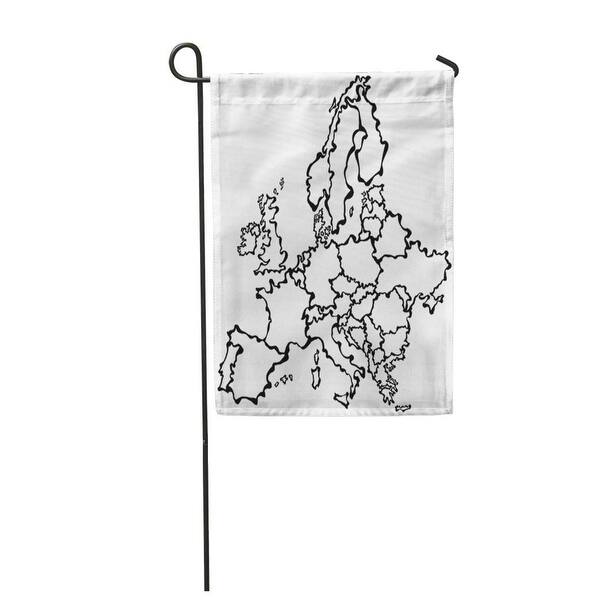 Shop Albania Drawing Map Of Europe Austria Belarus Belgium Border Garden Flag Decorative Flag House Banner 28x40 Inch On Sale Overstock 31366888