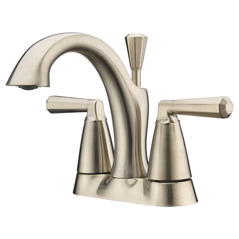 Ultra Faucets Z Collection Two-Handle 4" Centerset Lavatory Faucet - Brushed Nickel UF45913