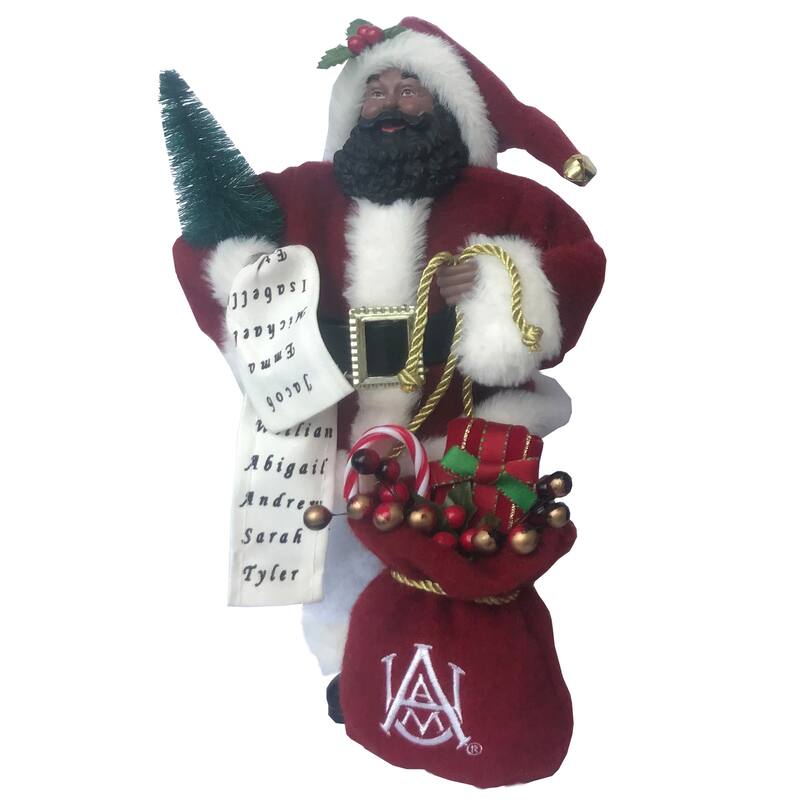 12 inch Alabama A&M Santa - red