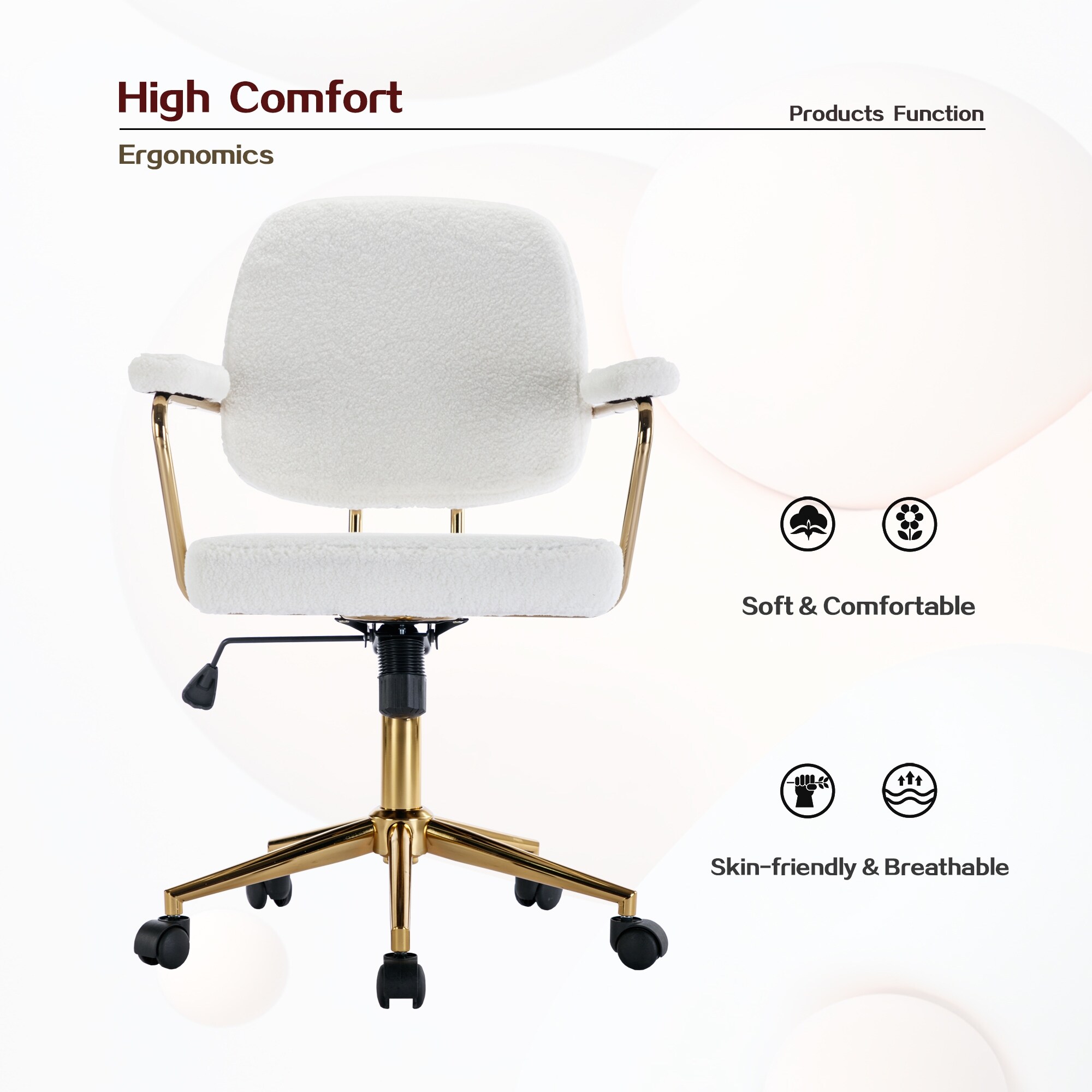 Cute white vanity discount chair