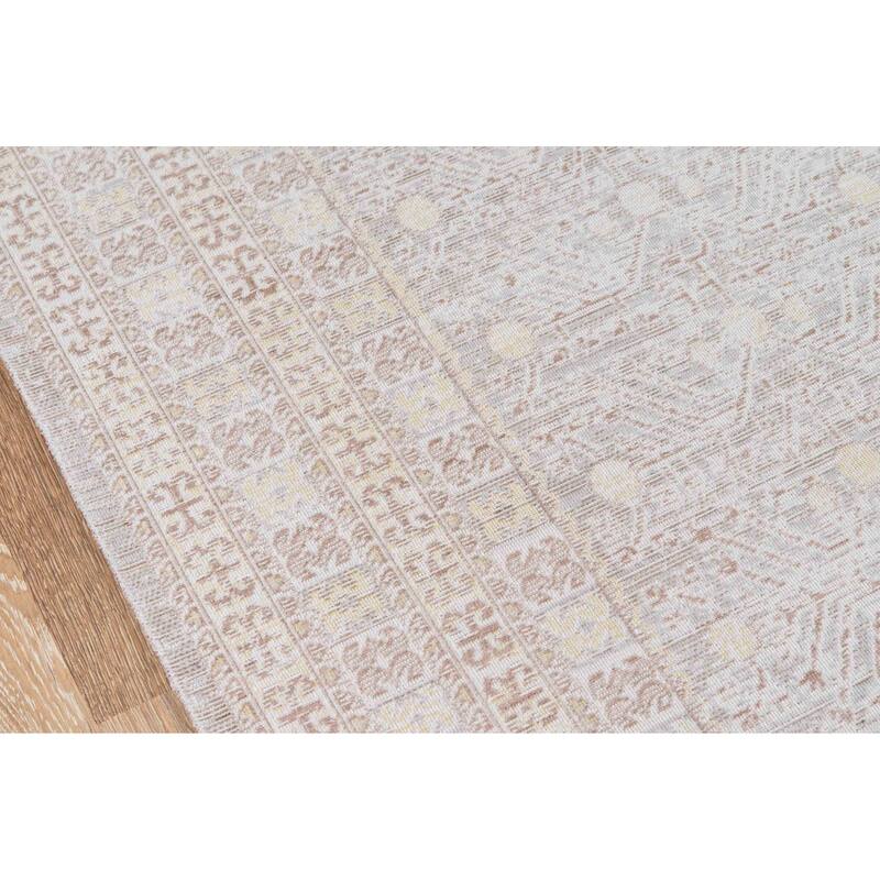 ECARPETGALLERY Machine Woven Valeria Grey Area Rug