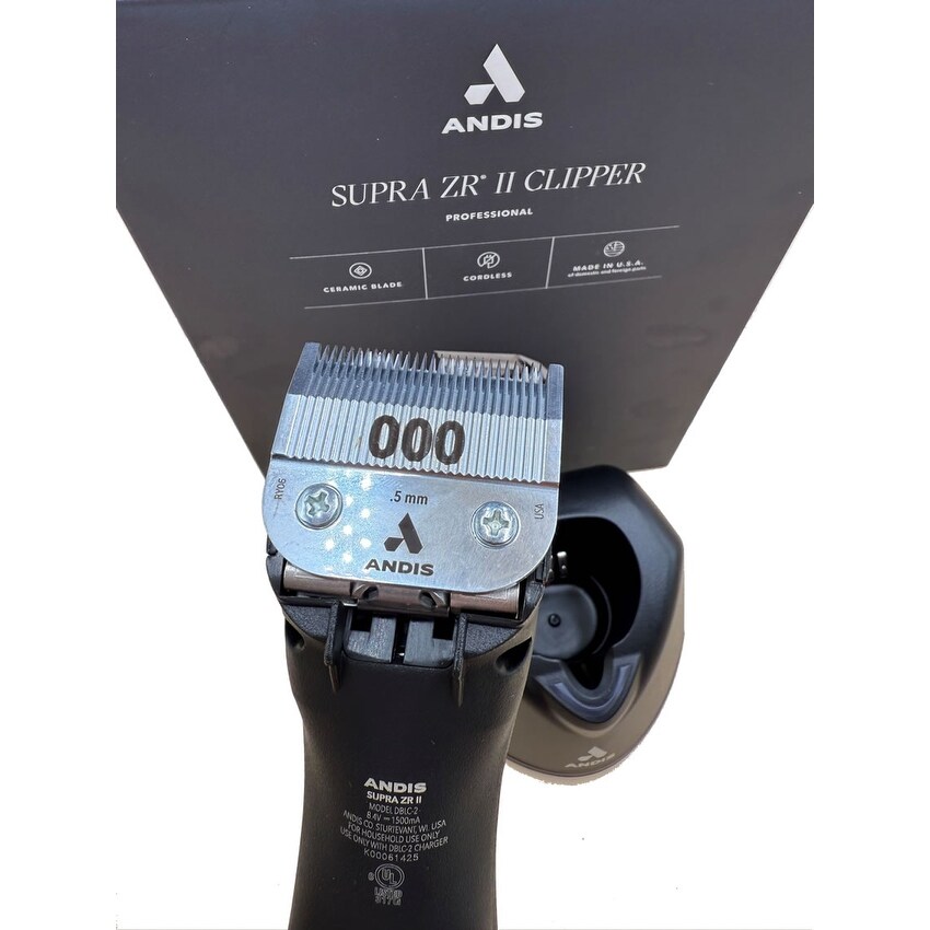 Andis Supra Zr Ii - Tagliatore A Lama Staccabile Senza Fili, Nera - Foto 8