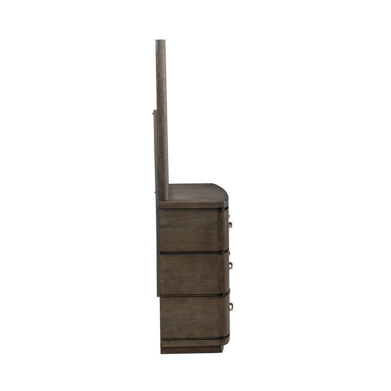 Liberty Furniture Cascade Falls Oak Wood Dresser, Optional Mirror