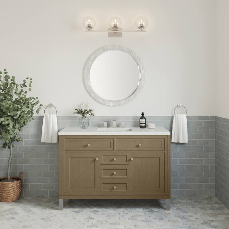 Chicago 48" Single Vanity, Walnut Whisper