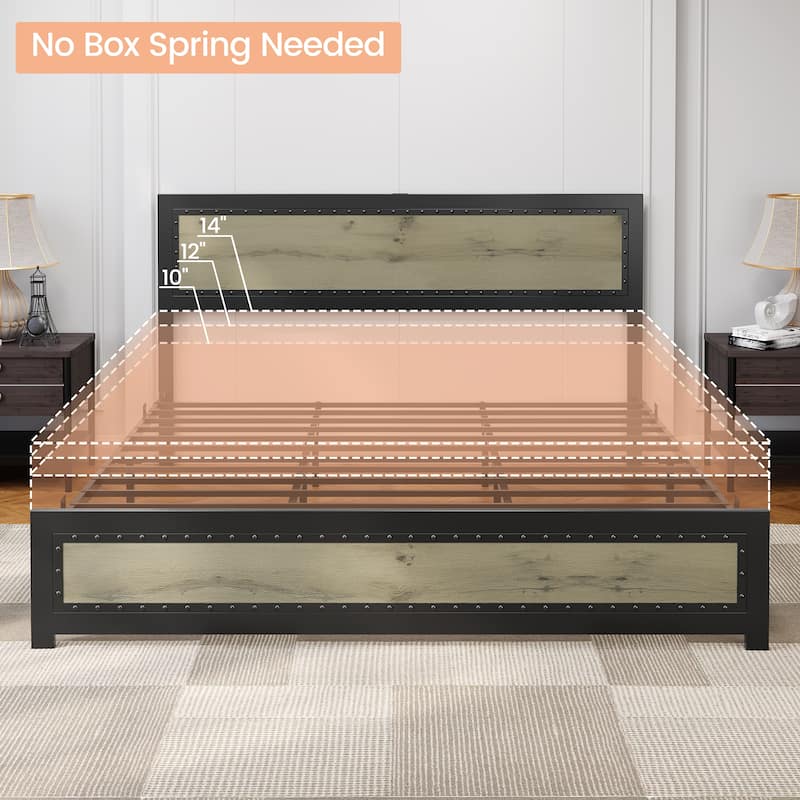 Bed Frame with Headboard