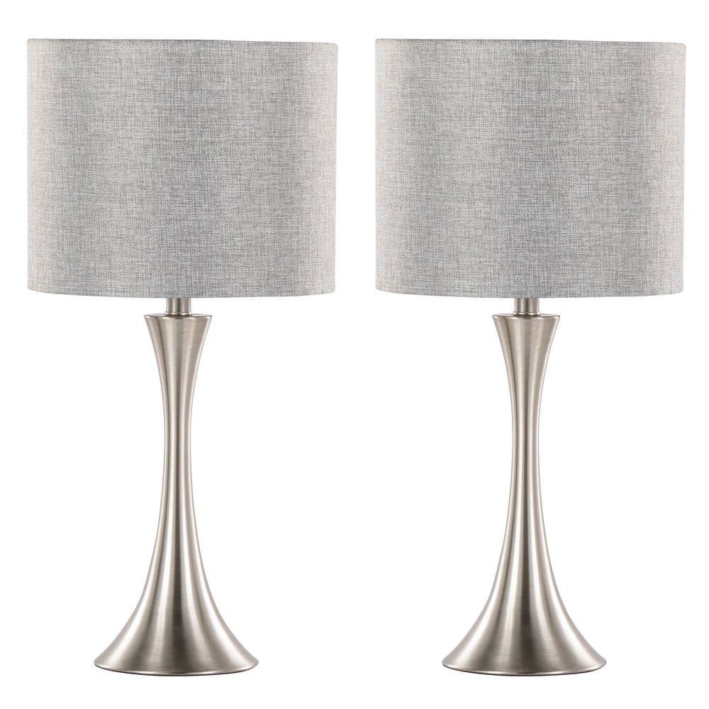 Porch & Den Bakkom 24" Metal Table Lamp (Set of 2)