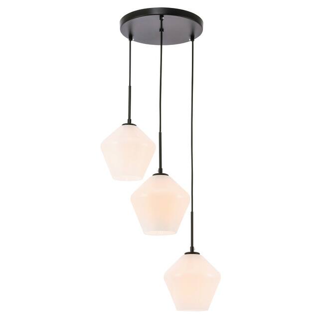 Gerald 3-Light Glass Pendant