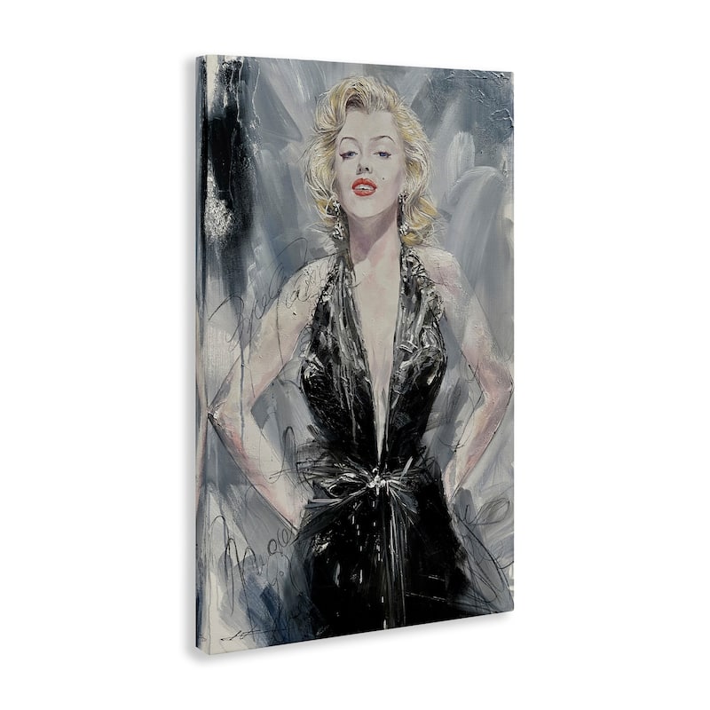 Stupell Classic Stylish Marilyn Canvas Wall Art Design By Lucille Lee