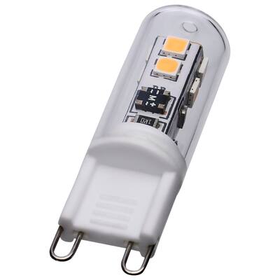 2 Watt T4 LED Clear Finish G9 Base 3000K 120 Volt
