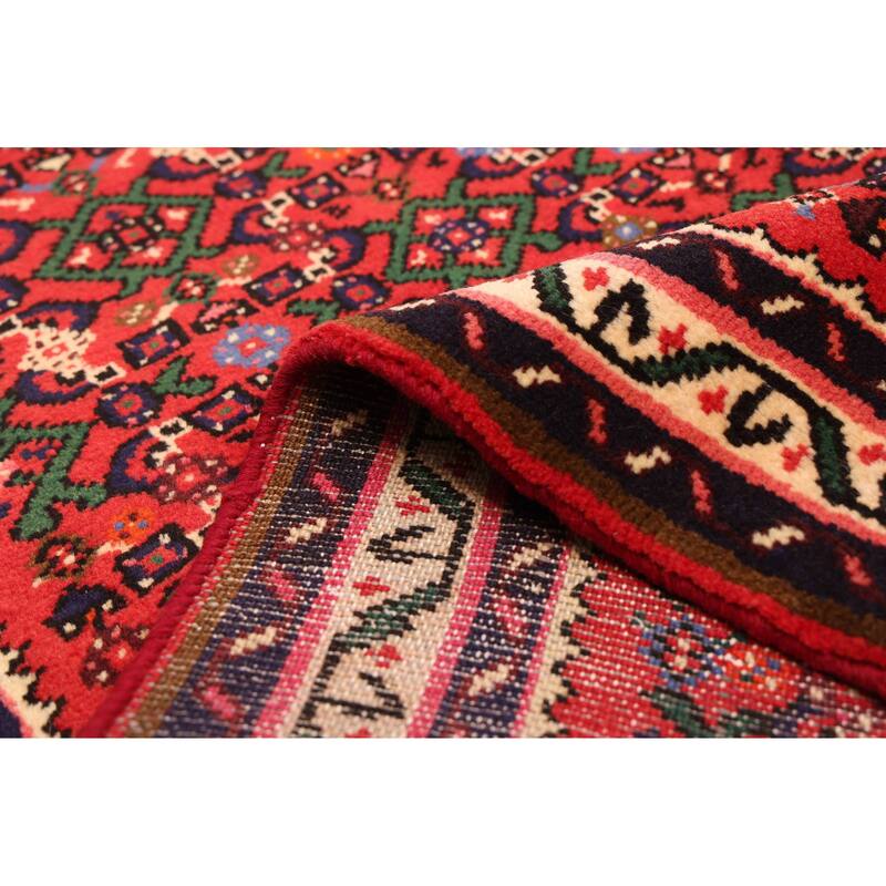 ECARPETGALLERY Hand-knotted Andelz Red Wool Rug - 2'8 x 9'0