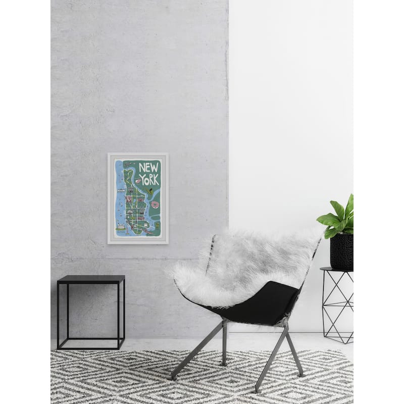 'New York Escape' Framed Painting Print