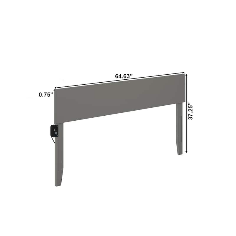 AFI Orlando Headboard with Attachable Charger