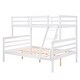 preview thumbnail 40 of 41, Twin Over Full Bunk Bed,Solid Wood Frame,High Guardrail,Safe for Kids