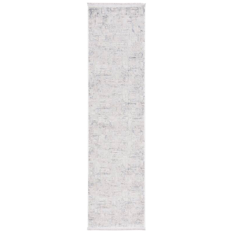 SAFAVIEH Whisper Mahtab Contemporary Fringe Rug