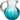 Amici Home Rosa Mexican Single Glass Pitcher Light Blue