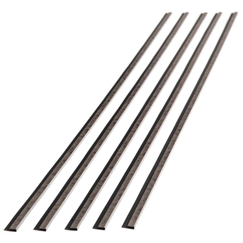 FASÄDE 47 in. Decorative Vinyl J Trim in Galvanized Steel (5 Pack) - 5 Pack - 5 Pack