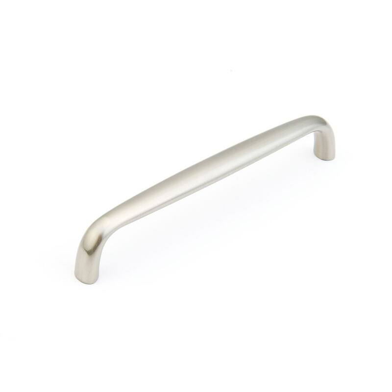 Schaub and Company Traditional Designs 6" Center to Center Solid Brass - Satin Nickel
