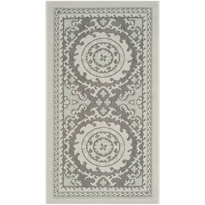 SAFAVIEH Courtyard Otilie Indoor/ Outdoor Waterproof Patio Backyard Rug