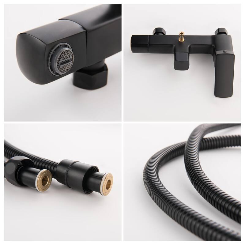 3-Way Exposed Wall-Mount Complete Shower System with Rough-in Valve