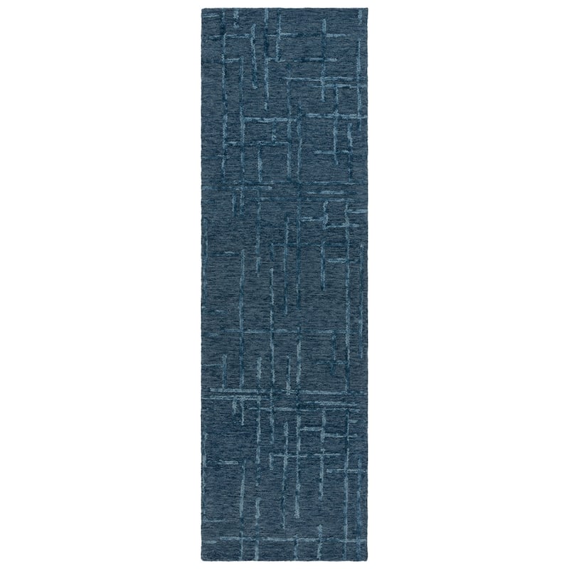 SAFAVIEH Handmade Ebony Agostina Modern & Contemporary Wool Rug